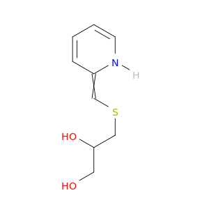 1,2-Propanediol, 3-[(2(1H)-pyridinylidenemethyl)thio]-