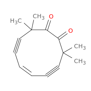 6-Cyclodecene-4,8-diyne-1,2-dione, 3,3,10,10-tetramethyl-, (Z)-