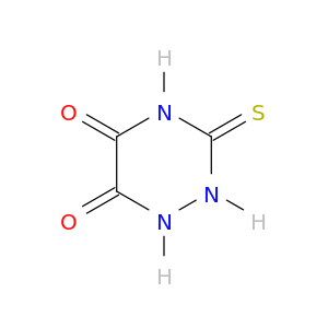 1,2,4-Triazine-5,6-dione, tetrahydro-3-thioxo-