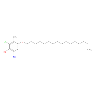 Phenol, 6-amino-2-chloro-4-(hexadecyloxy)-3-methyl-