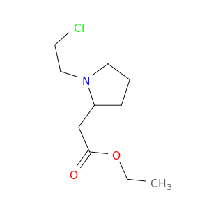 2-Pyrrolidineacetic acid, 1-(2-chloroethyl)-, ethyl ester