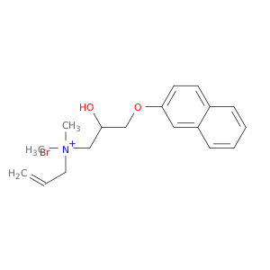 2-Propen-1-aminium,N-[2-hydroxy-3-(2-naphthalenyloxy)propyl]-N,N-dimethyl-, bromide (1:1)