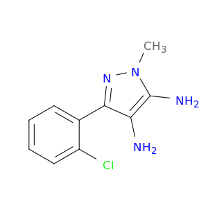1H-Pyrazole-4,5-diamine, 3-(2-chlorophenyl)-1-methyl-