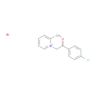 Pyridinium, 1-[2-(4-chlorophenyl)-2-oxoethyl]-2-methyl-, bromide