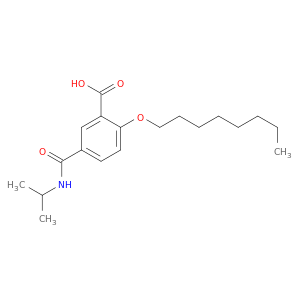 Benzoic acid, 5-[[(1-methylethyl)amino]carbonyl]-2-(octyloxy)-