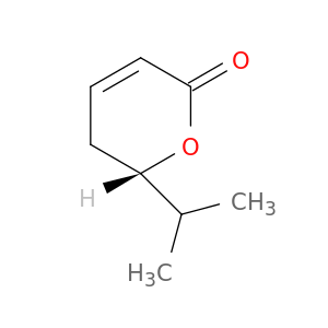 2H-Pyran-2-one, 5,6-dihydro-6-(1-methylethyl)-, (6S)-
