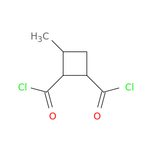 1,2-Cyclobutanedicarbonyldichloride, 3-methyl-