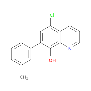8-Quinolinol, 5-chloro-7-(3-methylphenyl)-