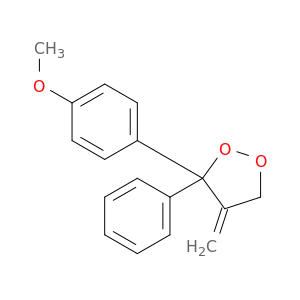 1,2-Dioxolane, 3-(4-methoxyphenyl)-4-methylene-3-phenyl-