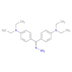 Methanone, bis[4-(diethylamino)phenyl]-, hydrazone