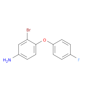 3-Bromo-4-(4-fluorophenoxy)aniline