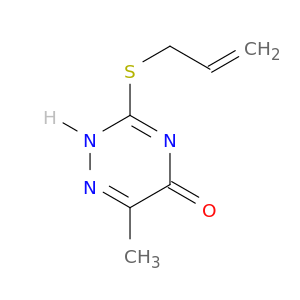 1,2,4-Triazin-5(2H)-one, 6-methyl-3-(2-propenylthio)-