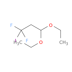 Propane, 3,3-diethoxy-1,1-difluoro-1-iodo-