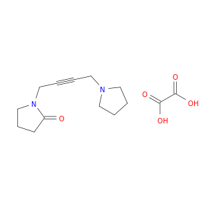 2-Pyrrolidinone, 1-[4-(1-pyrrolidinyl)-2-butynyl]-, ethanedioate