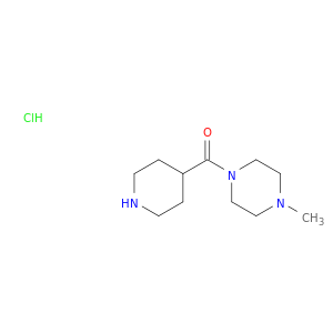 (4-Methylpiperazin-1-yl)(piperidin-4-yl)methanone hydrochloride