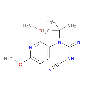 N-CYANO-N'-(2,6-DIMETHOXY-PYRIDIN-3-YL)-N'-(1,1-DIMETHYLETHYL)GUANIDINE