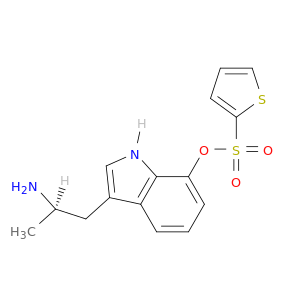 2-Thiophenesulfonic acid, 3-[(2R)-2-aminopropyl]-1H-indol-7-yl ester