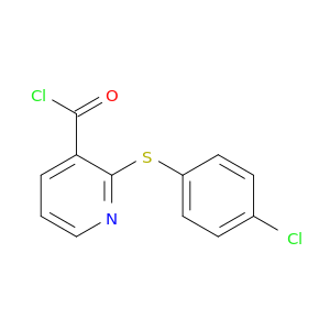 2-(4-氯苯基)硫代吡啶-3-羰酰氯