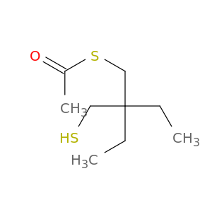 Ethanethioic acid, S-[2-ethyl-2-(mercaptomethyl)butyl] ester