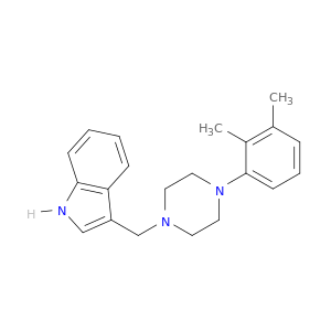 1H-Indole, 3-[[4-(2,3-dimethylphenyl)-1-piperazinyl]methyl]-
