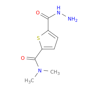 2-Thiophenecarboxylic acid, 5-[(dimethylamino)carbonyl]-, hydrazide