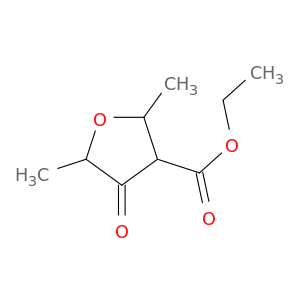 3-Furancarboxylic acid, tetrahydro-2,5-dimethyl-4-oxo-, ethyl ester
