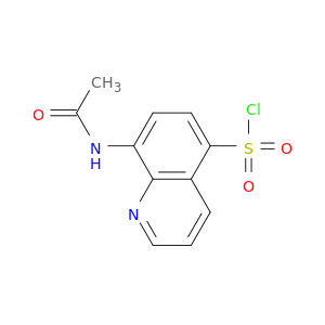 5-Quinolinesulfonyl chloride, 8-(acetylamino)-