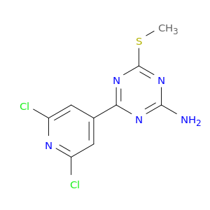 1,3,5-Triazin-2-amine,4-(2,6-dichloro-4-pyridinyl)-6-(methylthio)-