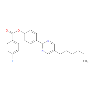 Benzoic acid, 4-fluoro-, 4-(5-hexyl-2-pyrimidinyl)phenyl ester