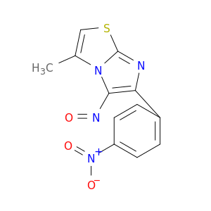 Imidazo[2,1-b]thiazole, 3-methyl-5-nitroso-6-(4-nitrophenyl)-