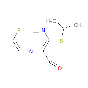 6-(异丙基硫代)咪唑并[2,1-B]噻唑-5-甲醛