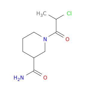 1-(2-Chloropropanoyl)piperidine-3-carboxamide