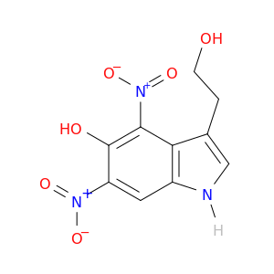 5-羟基-4,6-二硝基-1H-吲哚-3-乙醇