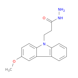 9H-Carbazole-9-propanoic acid, 3-methoxy-, hydrazide