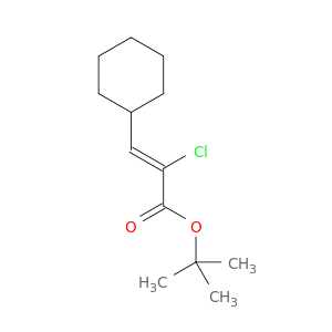 2-Propenoic acid, 2-chloro-3-cyclohexyl-, 1,1-dimethylethyl ester, (Z)-