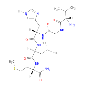 L-Methioninamide, L-valylglycyl-L-histidyl-L-leucyl-