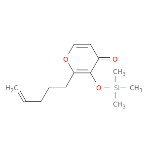 4H-Pyran-4-one, 2-(4-pentenyl)-3-[(trimethylsilyl)oxy]-