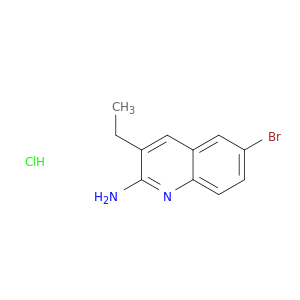 2-Amino-6-bromo-3-ethylquinoline hydrochloride