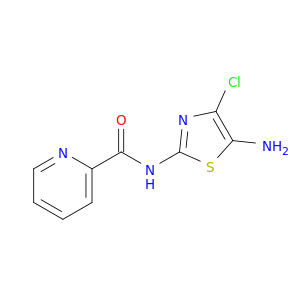 2-Pyridinecarboxamide, N-(5-amino-4-chloro-2-thiazolyl)-