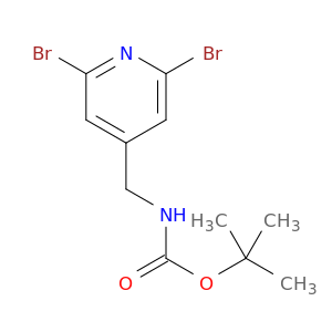 tert-Butyl ((2,6-dibromopyridin-4-yl)methyl)carbamate
