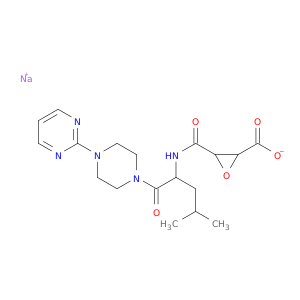 SODIUM 3-[[4-METHYL-1-OXO-1-(4-PYRIMIDIN-2-YLPIPERAZIN-1-YL)PENTAN-2-Y L]CARBAMOYL]OXIRANE-2-CARBOXYLATE