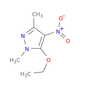 1H-Pyrazole, 5-ethoxy-1,3-dimethyl-4-nitro-