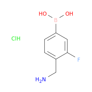 (4-(氨基甲基)-3-氟苯基)硼酸盐酸盐