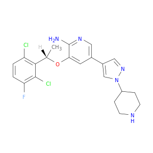 (S)-3-(1-(2,6-二氯-3-氟苯基)乙氧基)-5-(1-(哌啶-4-基)-1H-吡唑-4-基)吡啶-2-胺