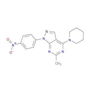 6-methyl-1-(4-nitrophenyl)-4-(piperidin-1-yl)-1h-pyrazolo[3,4-d]pyrimidine