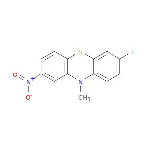 10H-Phenothiazine, 7-fluoro-10-methyl-2-nitro-