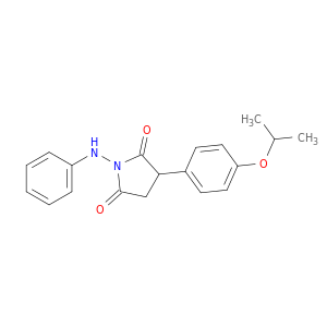 2,5-Pyrrolidinedione, 3-[4-(1-methylethoxy)phenyl]-1-(phenylamino)-
