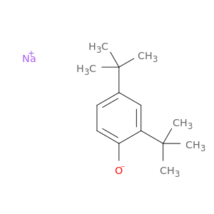 苯酚,2,4-双(1,1-二甲基乙基)-,钠盐(1：1)