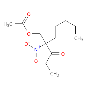 3-Nonanone, 4-[(acetyloxy)methyl]-4-nitro-