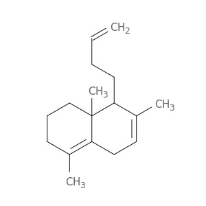 Naphthalene, 1-(3-butenyl)-1,4,6,7,8,8a-hexahydro-2,5,8a-trimethyl-